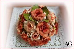 Bouquet di rose realizzato in pasta di zucchero